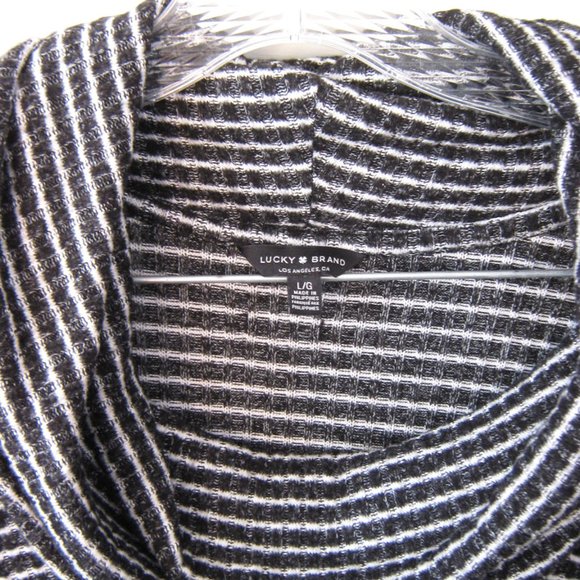 Lucky Brand Comfortable Cowl Neck Top - Picture 3 of 6